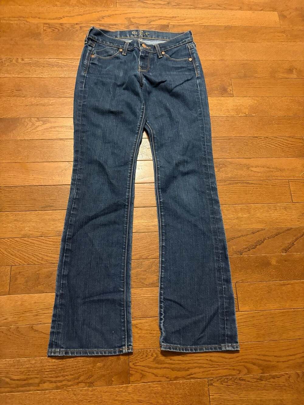 The Flirt Blue Flare Jeans Size 2 Long
